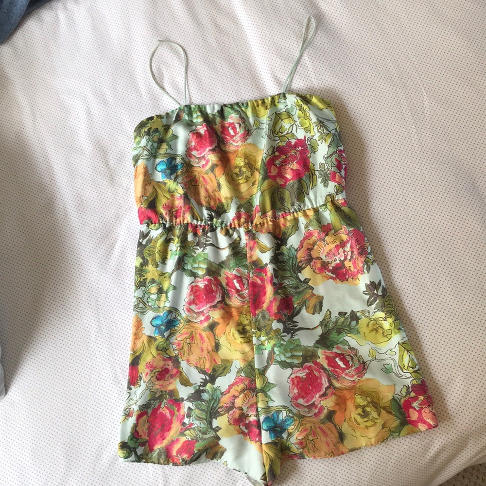 Alice & Olivia Silk Romper